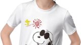 ZHUYRT スヌーピー子供服 夏服 Tシャツ 　　　　　　　　　　　