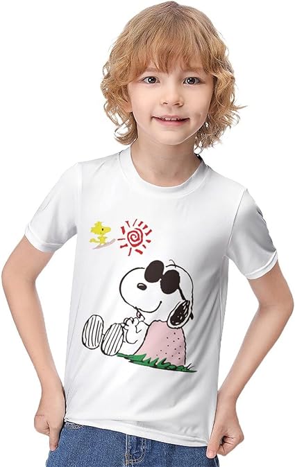 ZHUYRT スヌーピー子供服 夏服 Tシャツ 　　　　　　　　　　　
